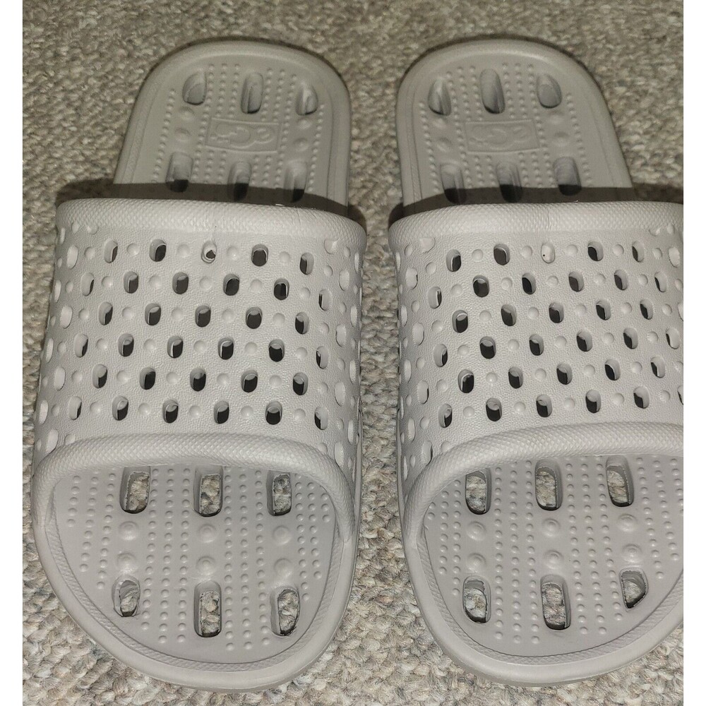 Ego Slide Unisex Sandals Rubber Slip On Grey Size 42-43